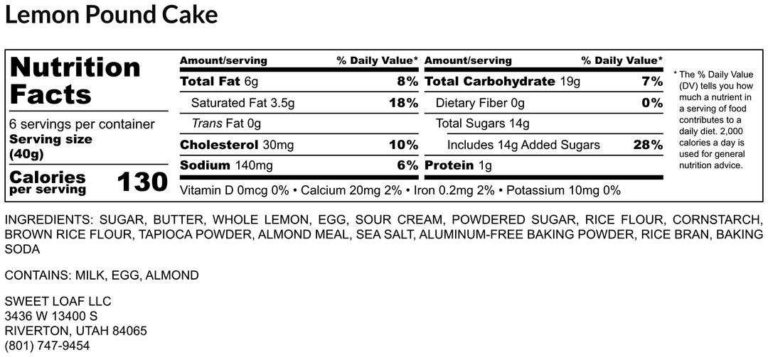 Pound Cake